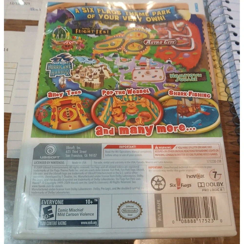 Six Flags Fun Park (Nintendo Wii, 2009)
